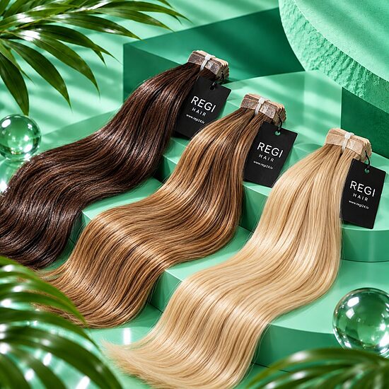 Tape hair extensions