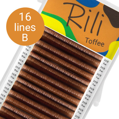 RILI TOFFEE by LOVELY 16 lines B/C/D/L/M MIX
