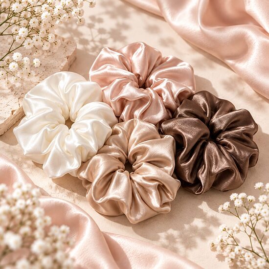REGI Mulberry 100% Silk Scrunchie BIG