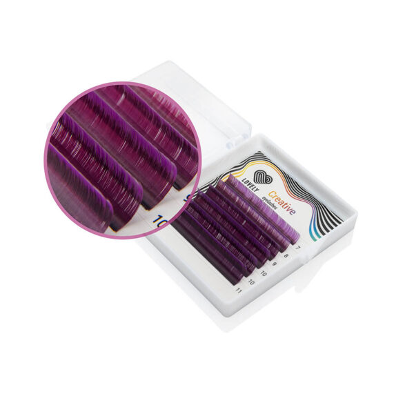 LOVELY 2 tone PURPLE 6lines MIX