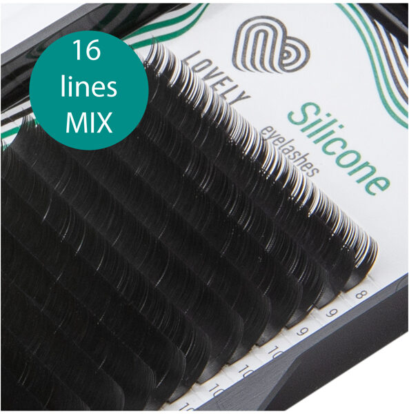 LOVELY MIX eyelashes, 16 lines - L ,L+, M