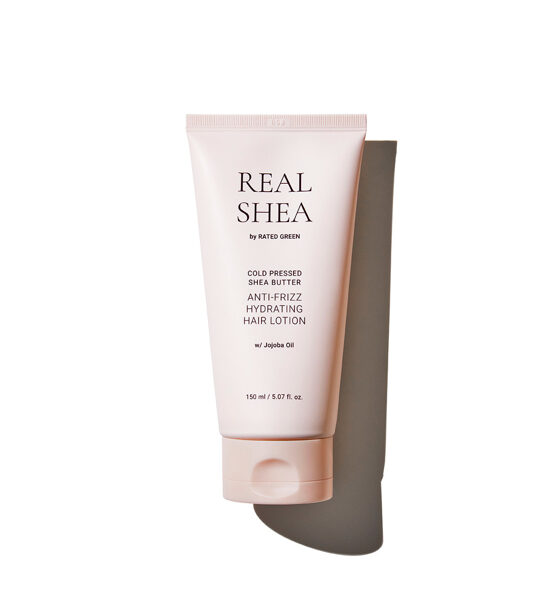 REAL Shea Cold Pressed Shea Butter Anti-Frizz Hydrating Hair Lotion 150ml